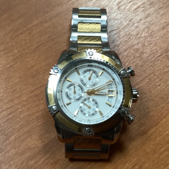 Guess Two Tone Men’s Watch Waterpro Collection Model U18507G1 - Picture 4 of 14